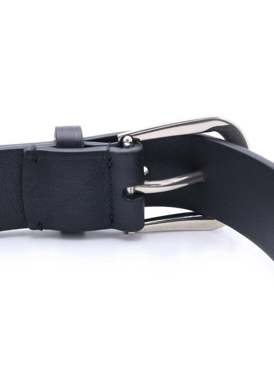 Balenciaga Classic B Belt | Saks Fifth Avenue Balenciaga Suit Belt Calfskin Antique Style Leather Logo Plate Buckle Black